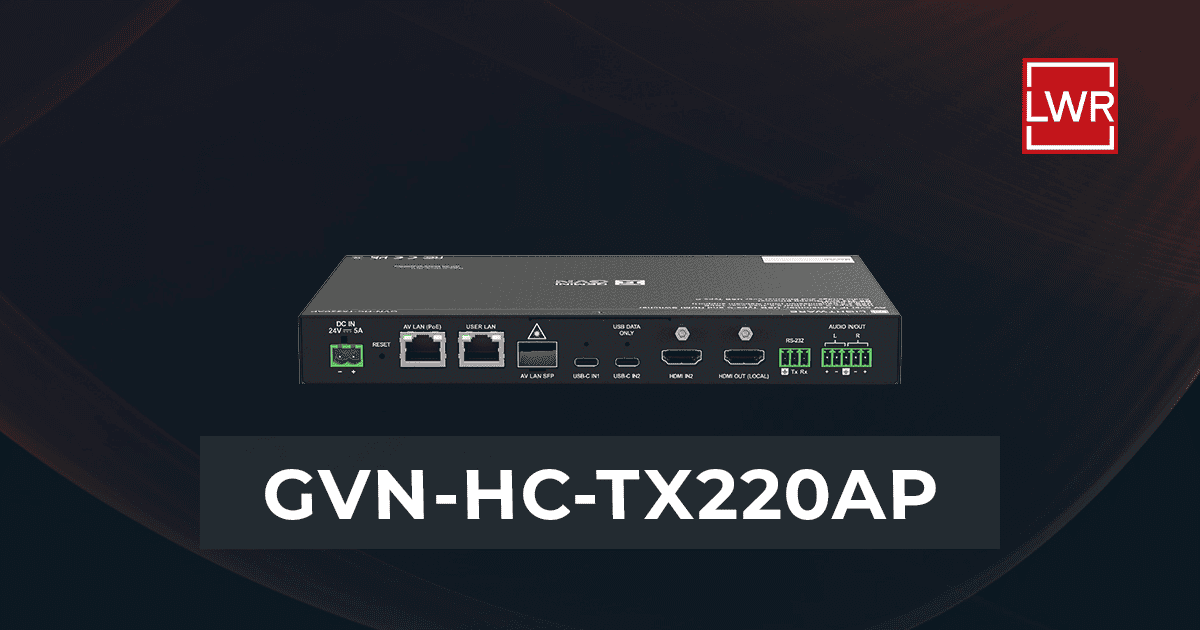 Lightware GVN-HC-TX220AP AV-over-IP Transmitter