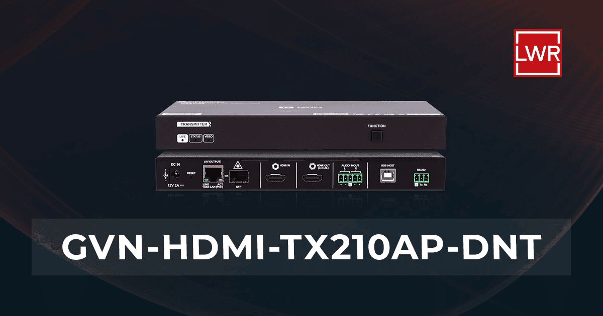 GVN-HDMI-TX210AP-DNT | 1G 4K60 AVoIP Multimedia Extender