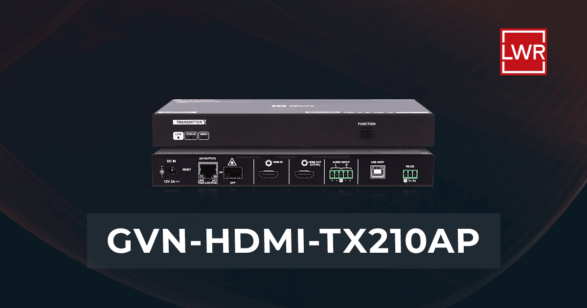 GVN-HDMI-TX210AP | 1G 4K60 AVoIP Multimedia Extender