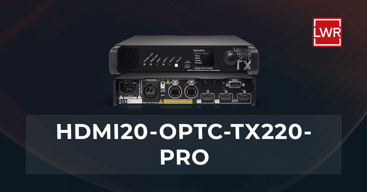 HDMI20-OPTC-TX220-Pro | HDMI Optical Extender
