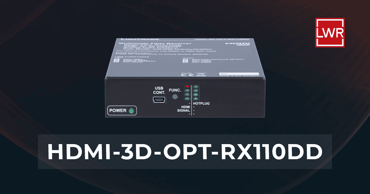 Hdmi Rx Det HDMI-3D-OPT-RX110DD | HDMI Optical Extender Data Diode