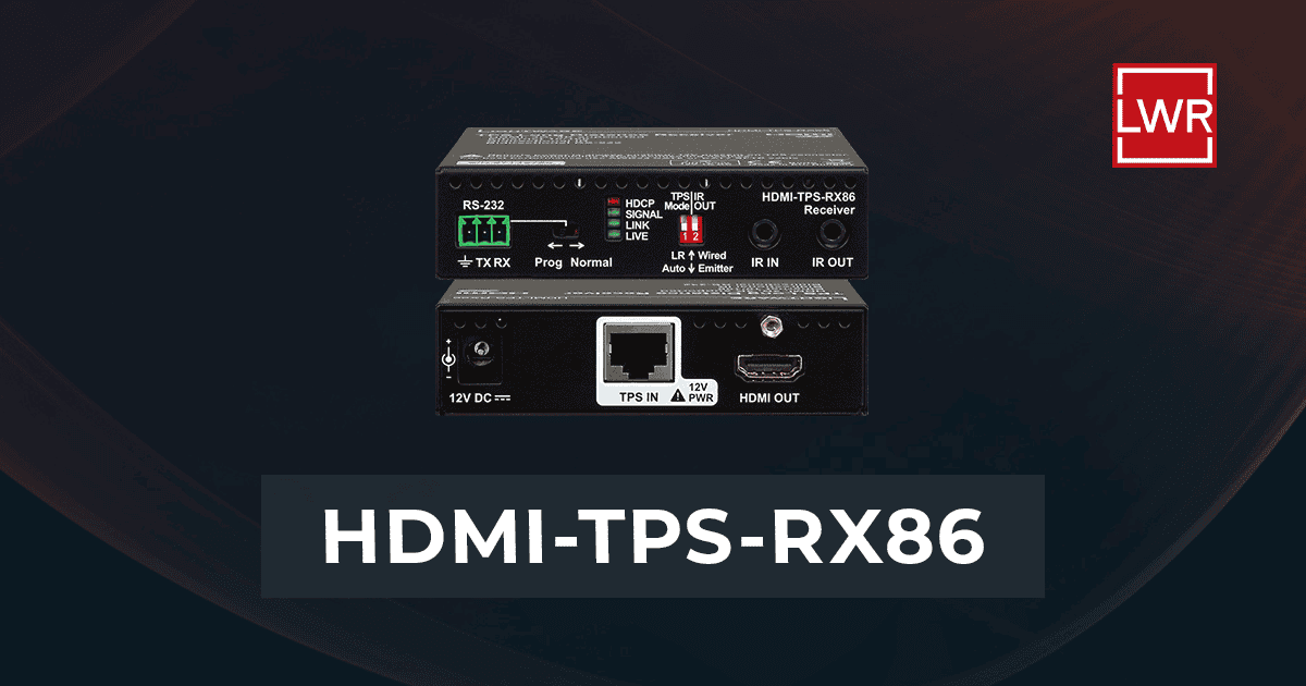 HDMI-TPS-RX86 | HDMI HDBaseT Extender