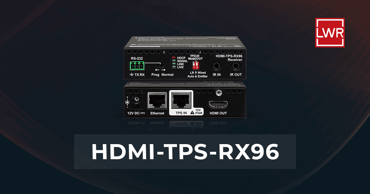 HDMI-TPS-RX96 | HDMI HDBaseT Extender