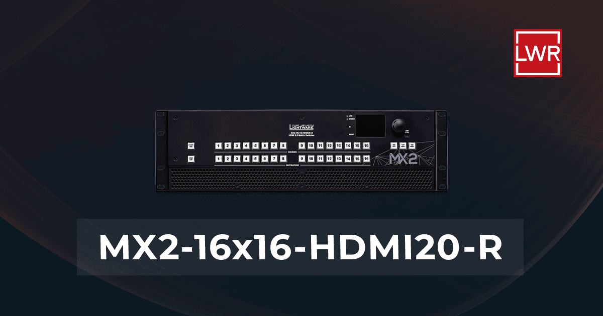 MX2-16x16-HDMI20-R | 4K HDMI Matrix Switcher