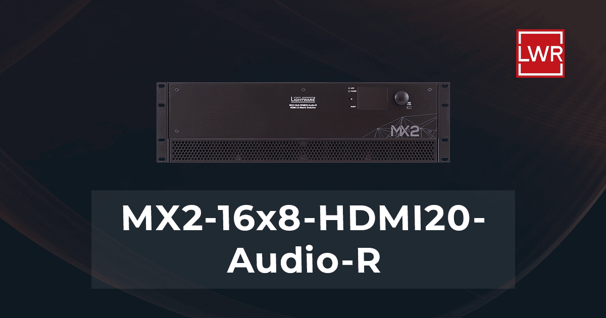 MX2-16x8-HDMI20-Audio-R | 4K HDMI Matrix Switcher