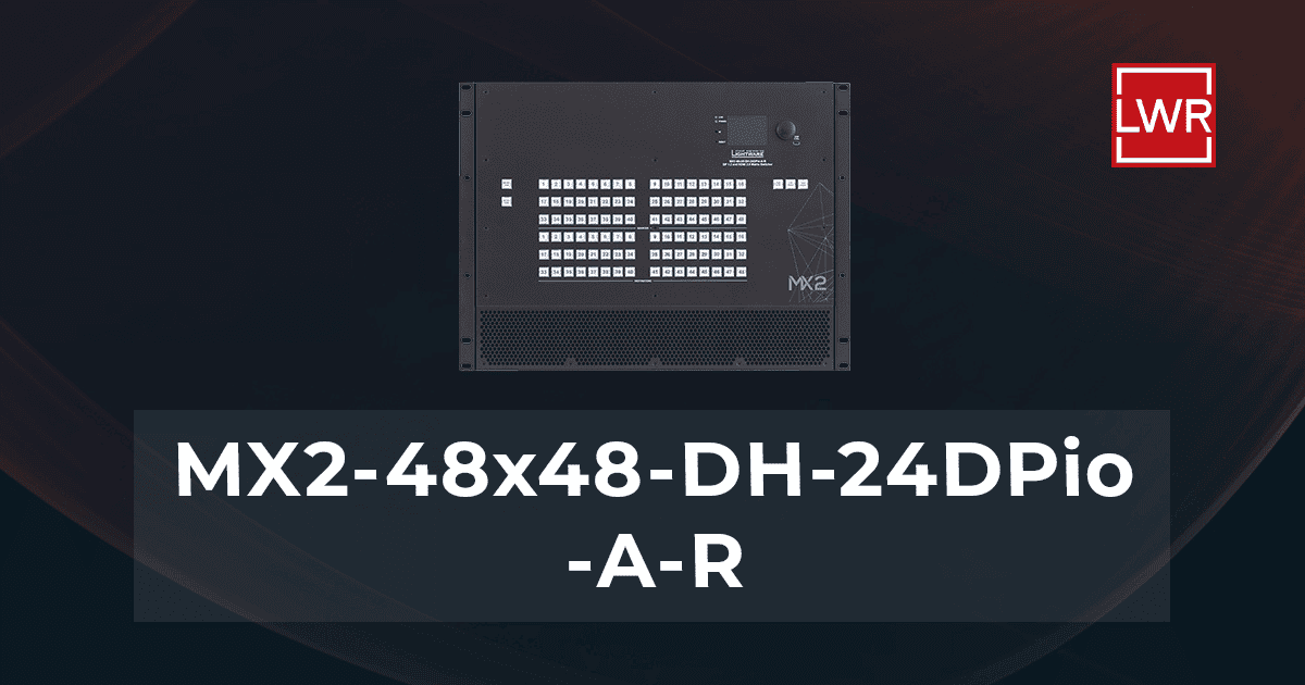 MX2-48x48-DH-24DPio-A-R | 4K Mixed DP & HDMI Matrix Switcher