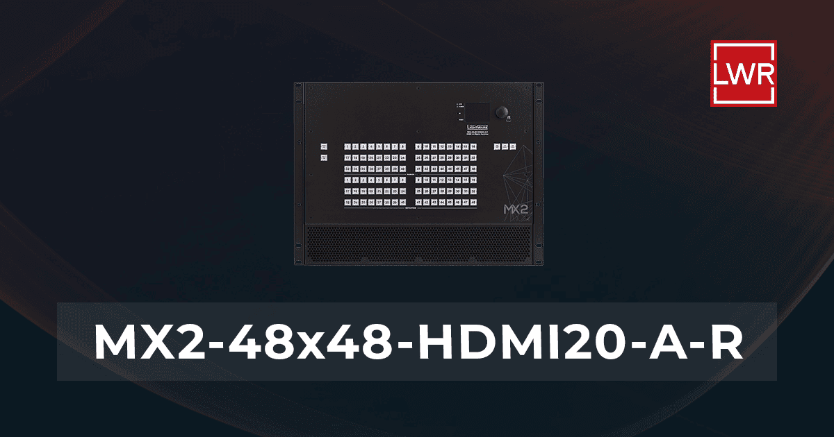 MX2-48x48-HDMI20-A-R | 4K HDMI Matrix Switcher