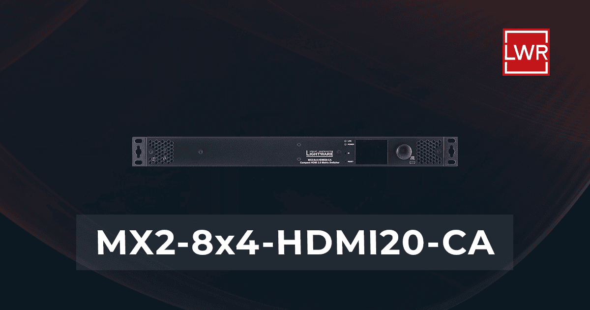 MX2-8x4-HDMI20-CA | 4K HDMI Matrix Switcher