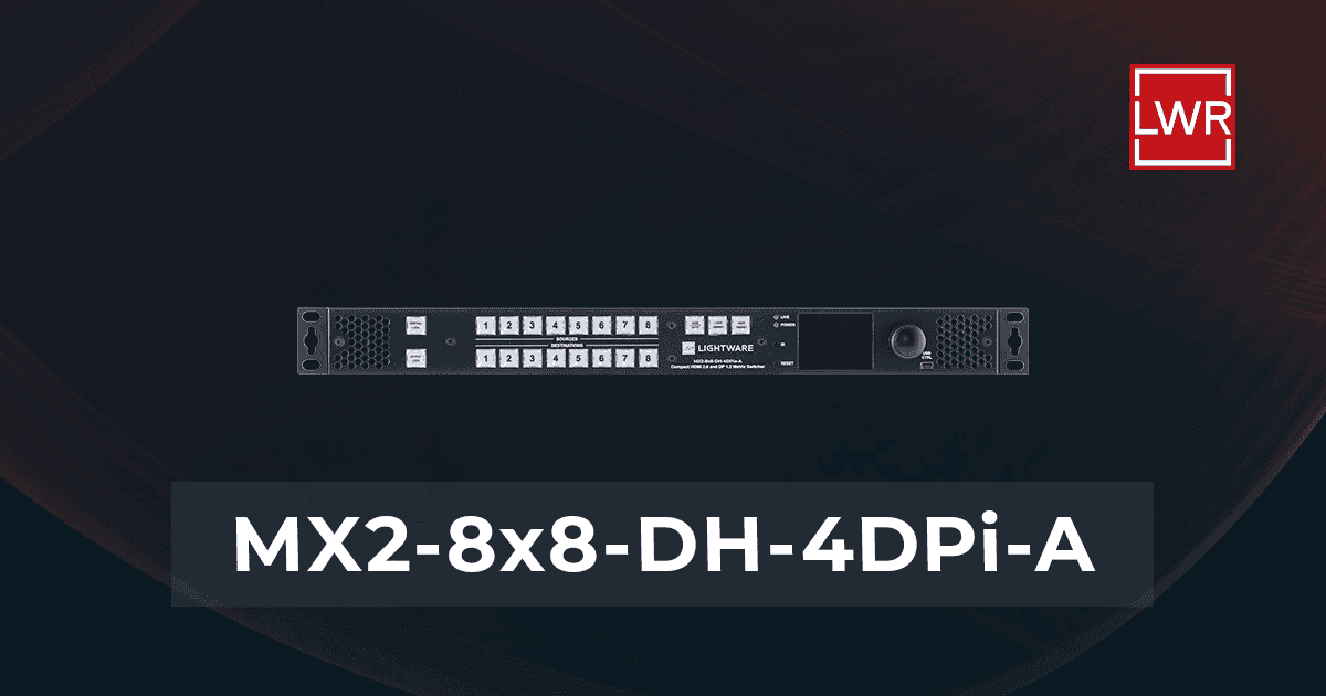 MX2-8x8-DH-4DPi-A | 4k HDMI Matrix Switcher