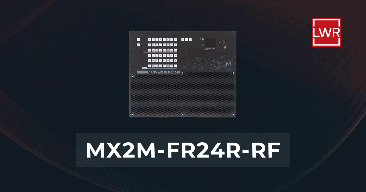 MX2M-FR24R-RF | Modular Matrix 24x24 Frame