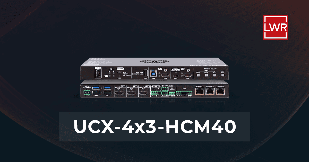 UCX-4x3-HCM40 | USB-C & HDMI 2.0 Universal Video Matrix